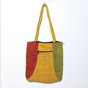{CASUAL MOVEMENTS} 100% Hemp Tote Bag